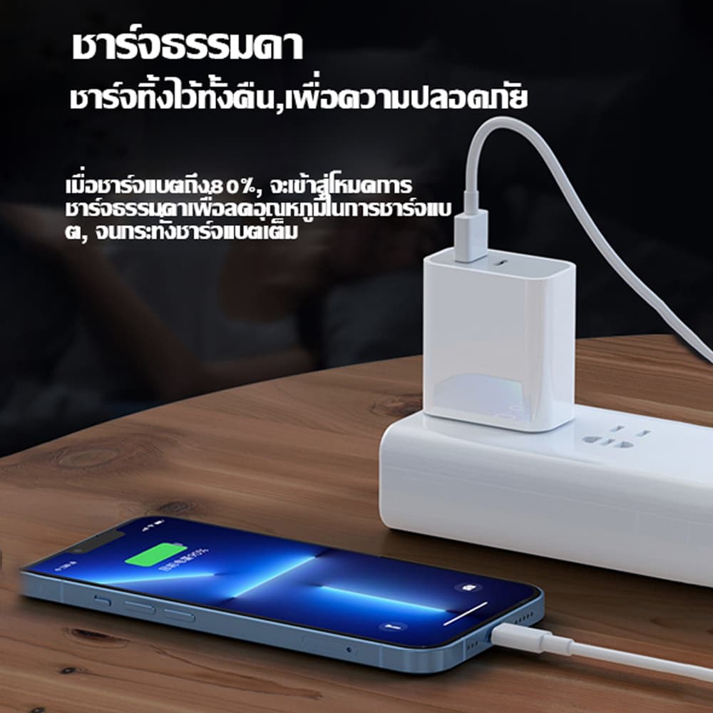 20W/30W หัวชาร์จเร็ว PD USB-C Power Adapter อะแดปเตอร์ รูปที่ 3