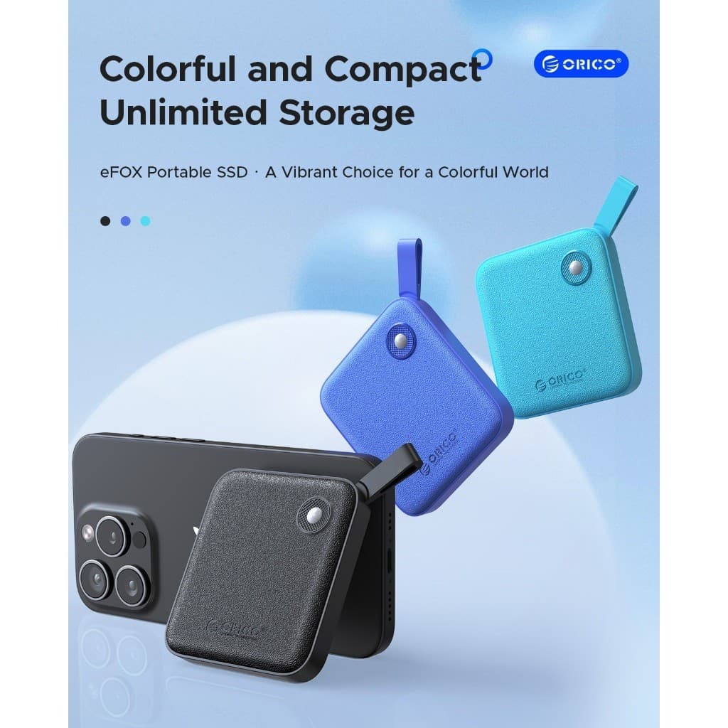 ORICO Portable SSD Type C USB3.0 ความจุ 512GB 1TB Read speed 560MB/s, Write speed 450MB/s รูปที่ 2