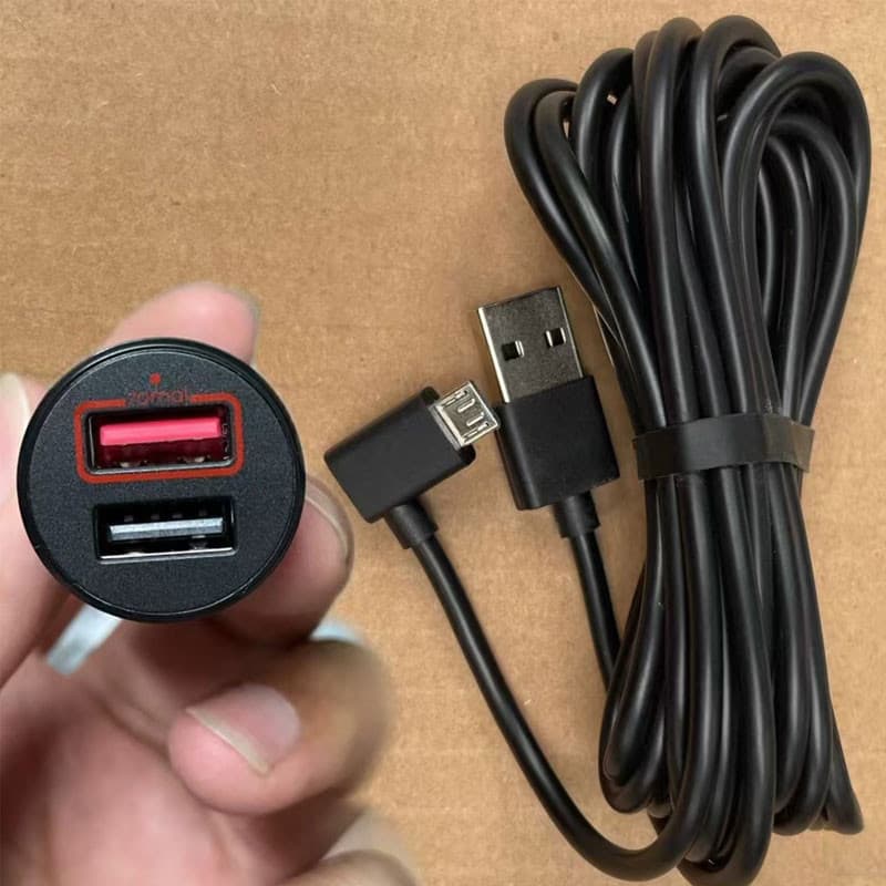 สําหรับ 70Mai สายชาร์จสําหรับ 70Mai 4K A800S 70Mai A500S 70Mai 1S D06 D07 D10 M300 70Mai สาย Micro USB สําหรับรถยนต์ DVR รูปที่ 3