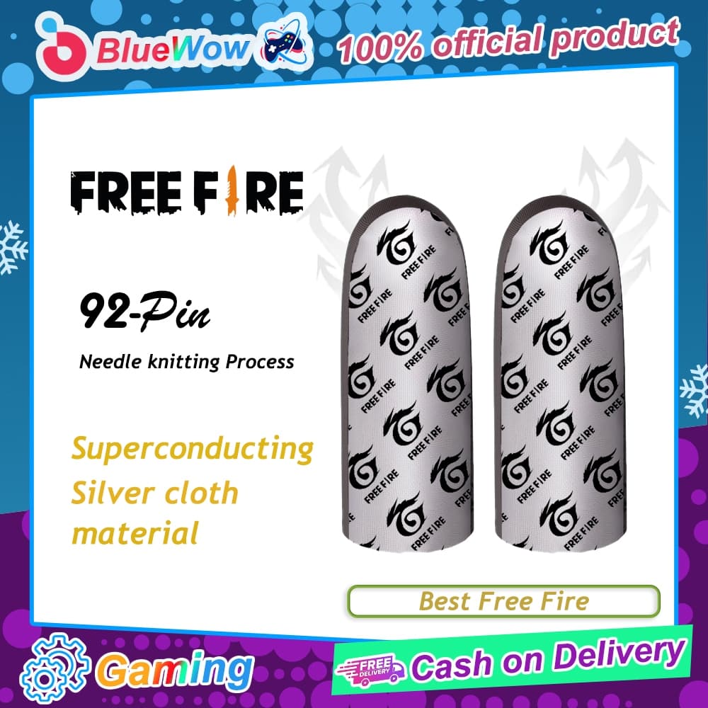 Bluewow แขนนิ้วมือวัสดุทั้งหมด Breathable เกมคอนโทรลเลอร์ปลายนิ้วสําหรับ CODM หน้าจอสัมผัส Pro Gaming Thumb ถุงมือ รูปที่ 7