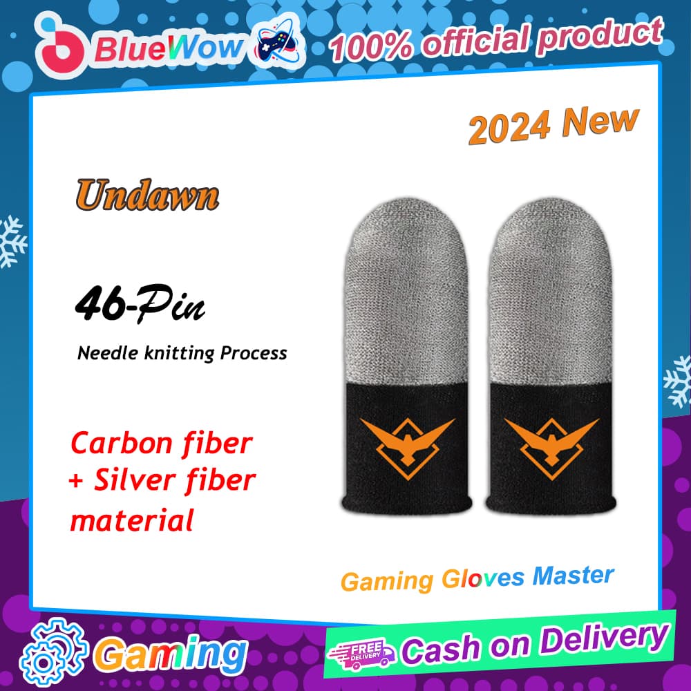 Bluewow แขนนิ้วมือวัสดุทั้งหมด Breathable เกมคอนโทรลเลอร์ปลายนิ้วสําหรับ CODM หน้าจอสัมผัส Pro Gaming Thumb ถุงมือ รูปที่ 9