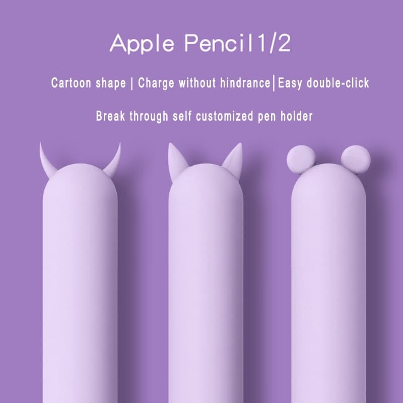 เคสซิลิโคนสำหรับ iPad Apple Pencil Pro 2 1 Gen ป้องกันการลื่น ป้องกันการตก ปลอกอ่อน รุ่นที่ 2 ปลอกป้องกันปากกาเหลวรุ่นที่ 1 รูปที่ 2