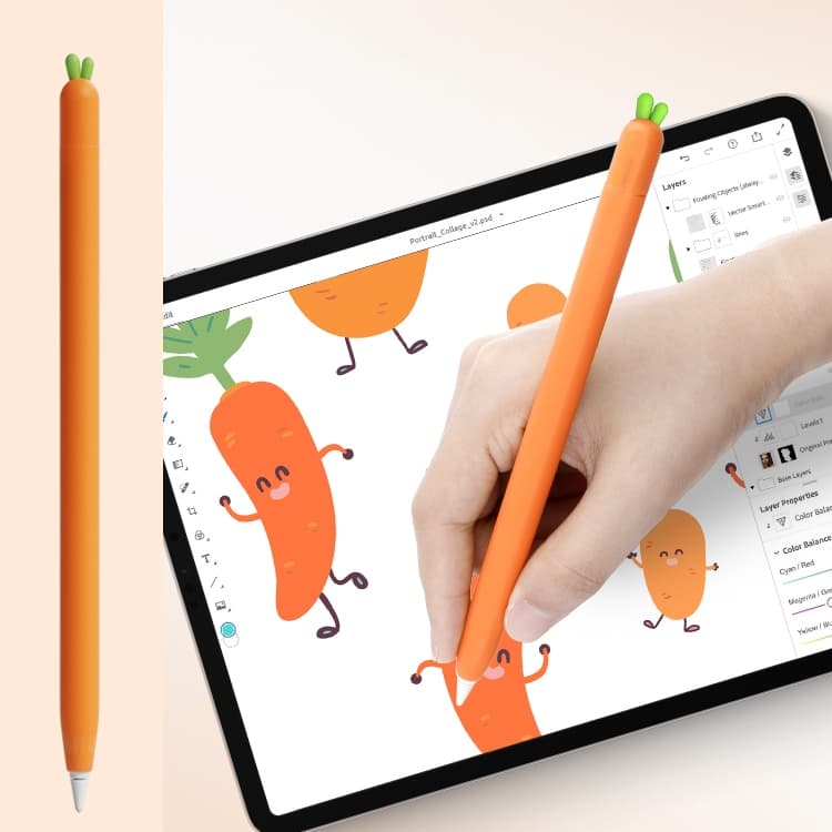 เคสซิลิโคนสำหรับ iPad Apple Pencil Pro 2 1 Gen ป้องกันการลื่น ป้องกันการตก ปลอกอ่อน รุ่นที่ 2 ปลอกป้องกันปากกาเหลวรุ่นที่ 1 รูปที่ 4