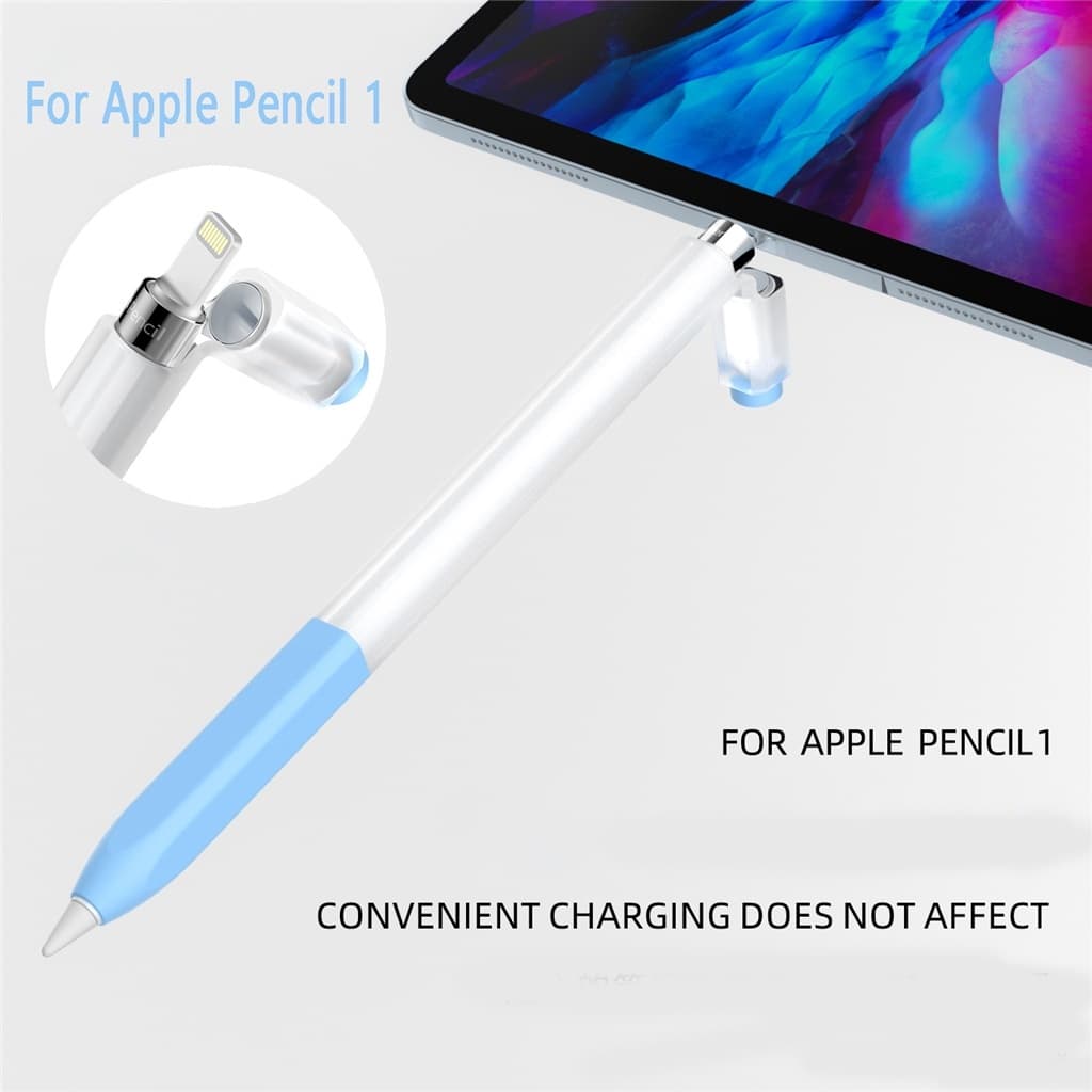 เคสซิลิโคนสำหรับ iPad Apple Pencil Pro 2 1 Gen ป้องกันการลื่น ป้องกันการตก ปลอกอ่อน รุ่นที่ 2 ปลอกป้องกันปากกาเหลวรุ่นที่ 1 รูปที่ 7