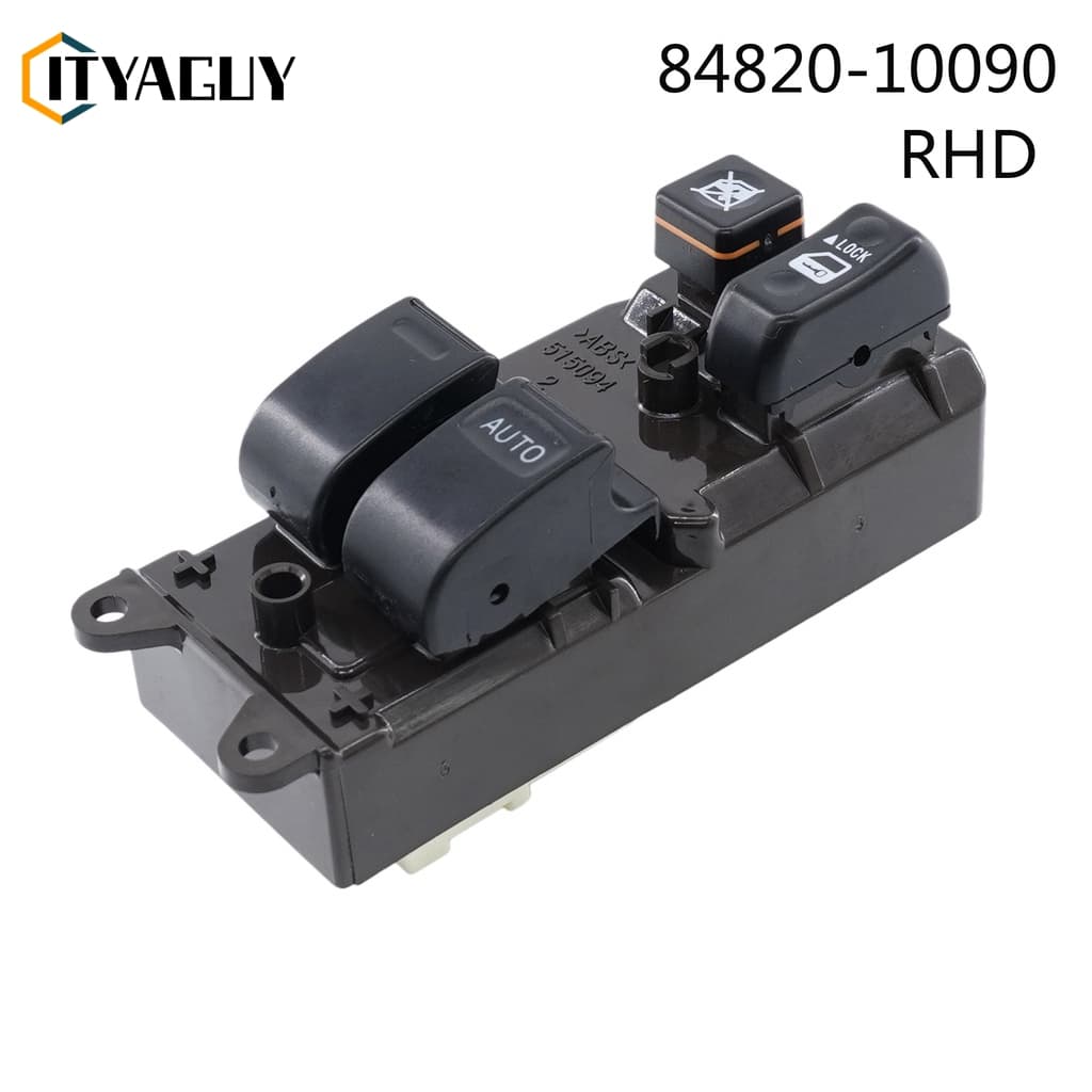 สวิตช์ยกหน้าต่างรถยนต์ 2 ประตู สําหรับ Toyota Hilux Hiace YARIS Land Cruiser 84820-10090 8482010090