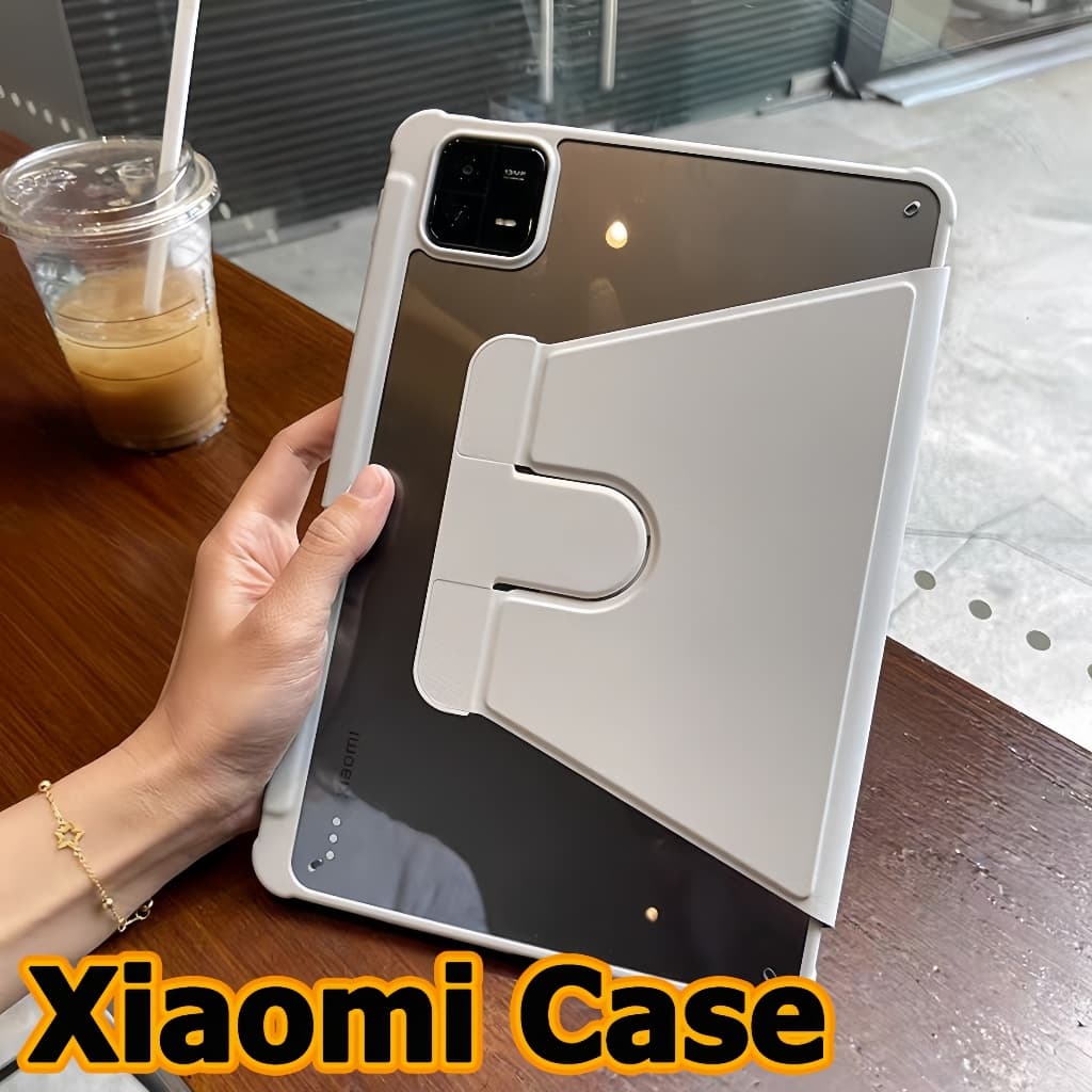 เคสแท็บเล็ต Xiaomi สําหรับ Xiaomi Pad 7 6 5 redmi pad se11 เสี่ยวมี่ แพด 5 6Pro 11inch Pad 6pro 7pro Mi Pad 6s แฟชั่น 360° เคสอะคริลิคใส กรณีแม่เหล็ก เคส Xiaomi รูปที่ 3