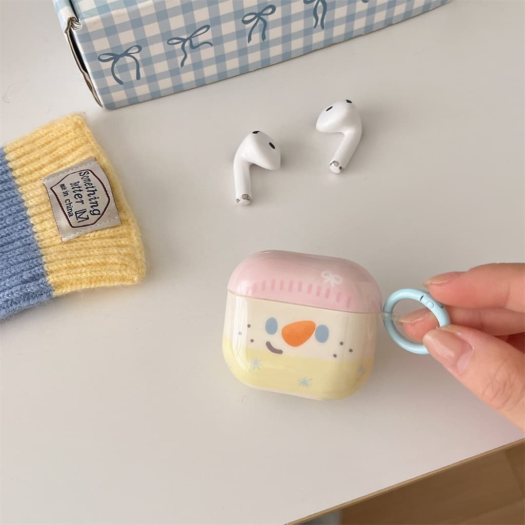 สําหรับ iphone AirPods Pro 3 AirPods 1/2/3/4 IMD- เคสหูฟังไร้สายพื้นผิวเรียบการ์ตูน รูปที่ 5