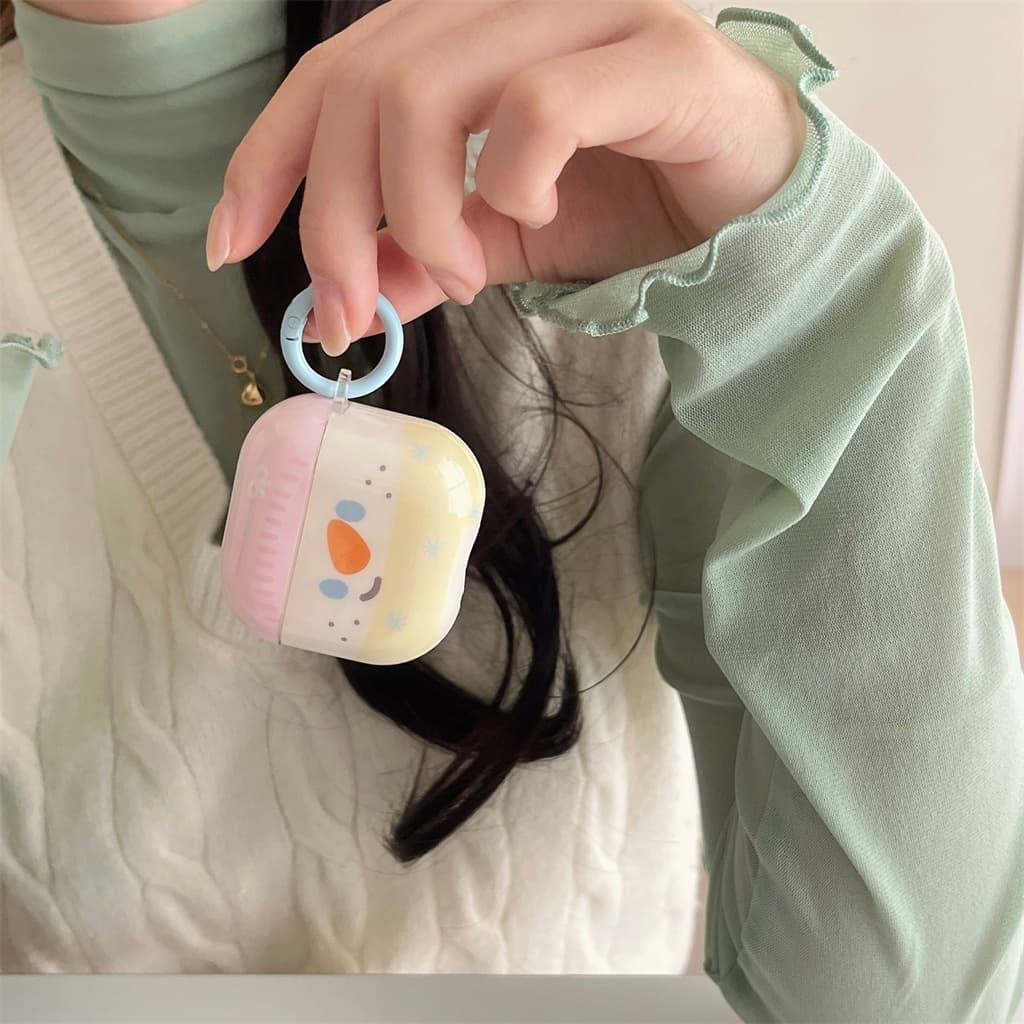 สําหรับ iphone AirPods Pro 3 AirPods 1/2/3/4 IMD- เคสหูฟังไร้สายพื้นผิวเรียบการ์ตูน รูปที่ 7
