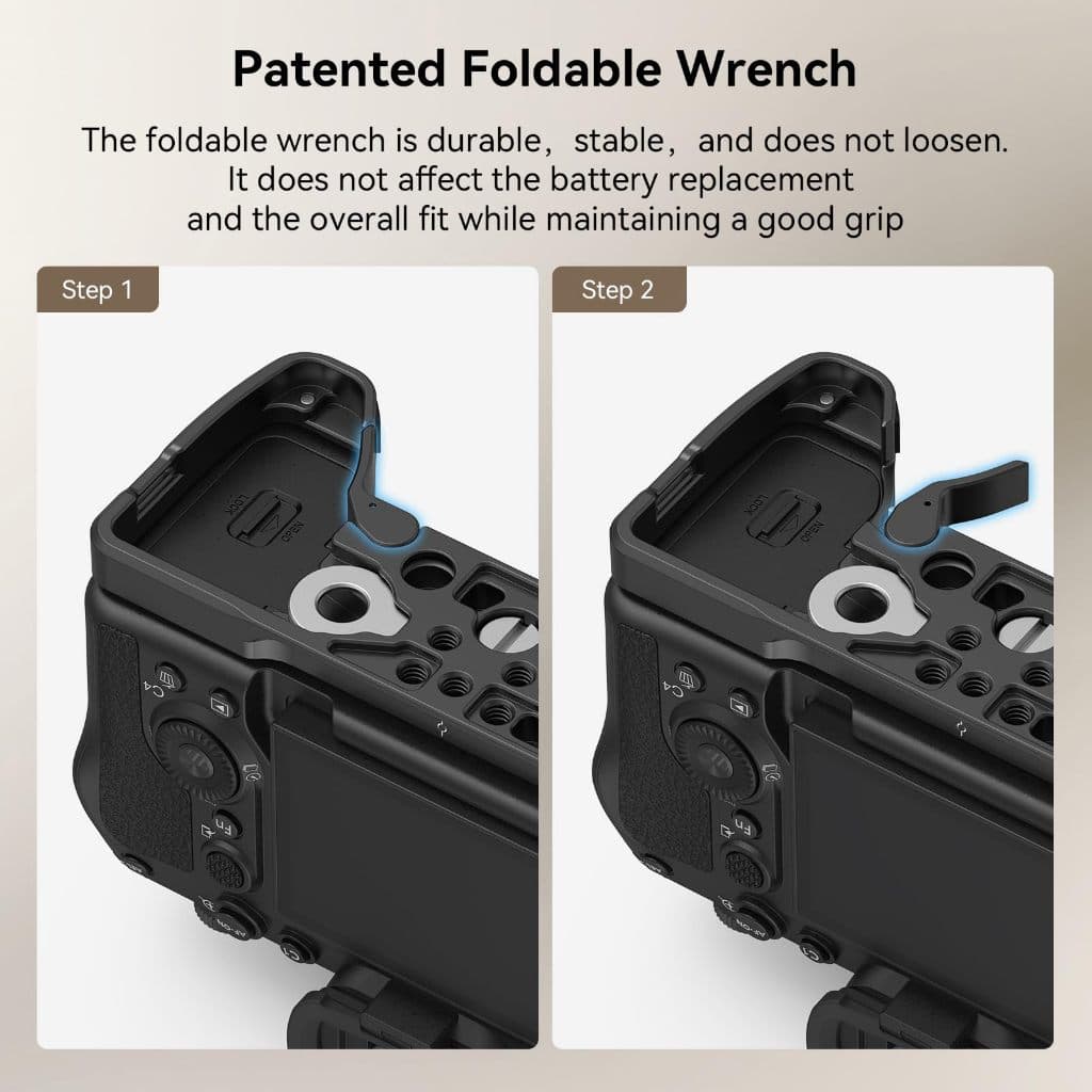 SmallRig Baseplate สําหรับ Sony Alpha 7 V / Alpha 7 IV -3666B รูปที่ 3