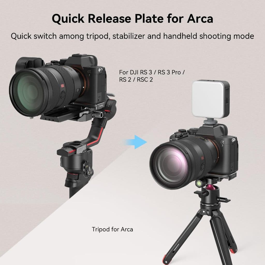 SmallRig Baseplate สําหรับ Sony Alpha 7 V / Alpha 7 IV -3666B รูปที่ 5