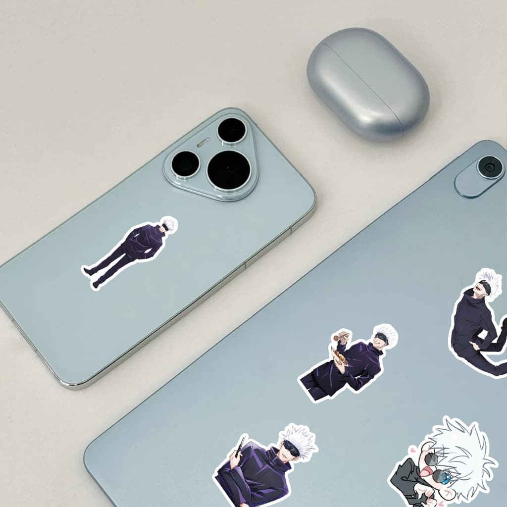 50 ชิ้น Cool Jujutsu Kaisen Satoru Gojo ญี่ปุ่นอะนิเมะ Graffiti สติกเกอร์กันน้ํา DIY สําหรับเคสโทรศัพท์แล็ปท็อปหมวกกันน็อครถสติกเกอร์ Creative Home Decal รูปที่ 2