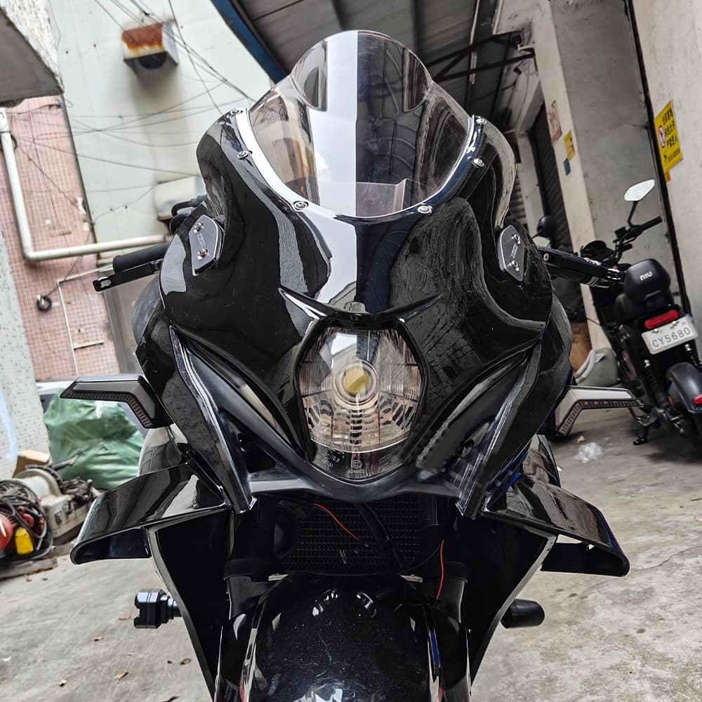 ปีกคงที่เหมาะสําหรับ CBR650r CBR650F ปีกคงที่ดัดแปลงอุปกรณ์ดัดแปลงรถจักรยานยนต์ รูปที่ 7