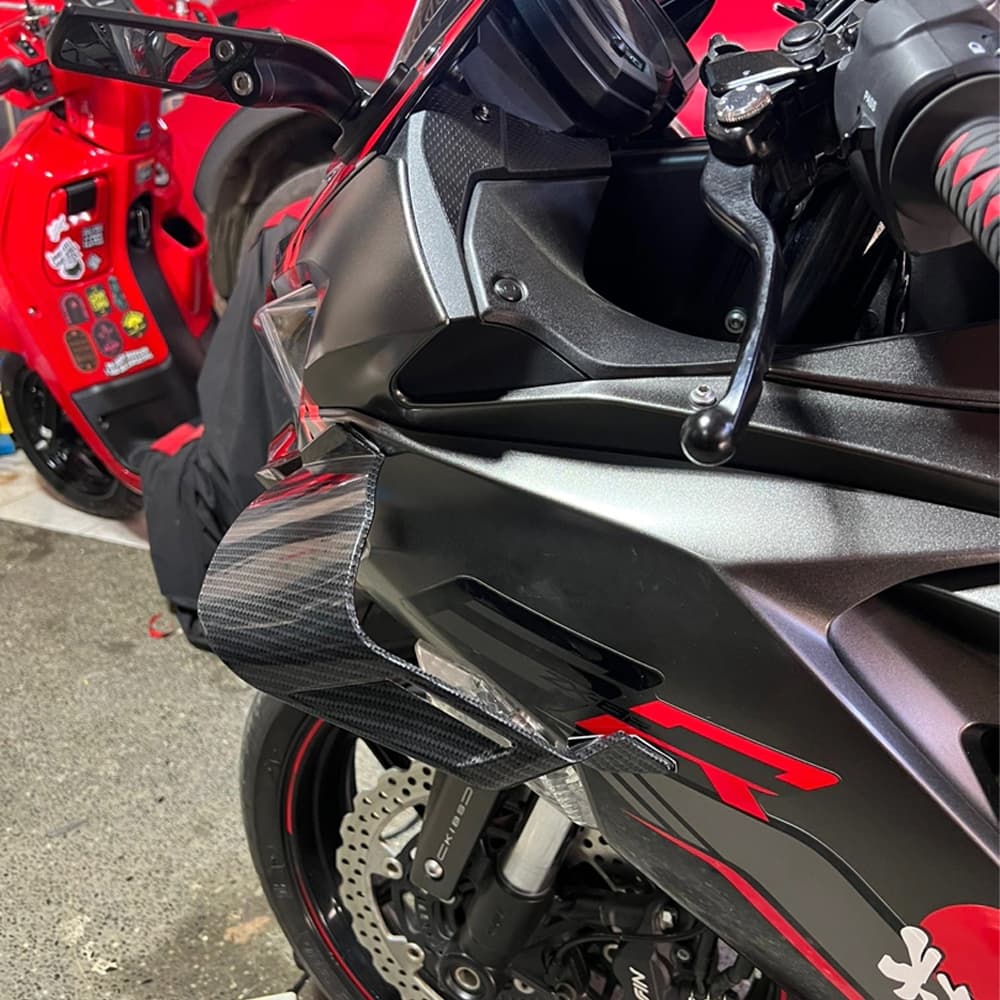 ปีกคงที่เหมาะสําหรับ CBR650r CBR650F ปีกคงที่ดัดแปลงอุปกรณ์ดัดแปลงรถจักรยานยนต์ รูปที่ 8
