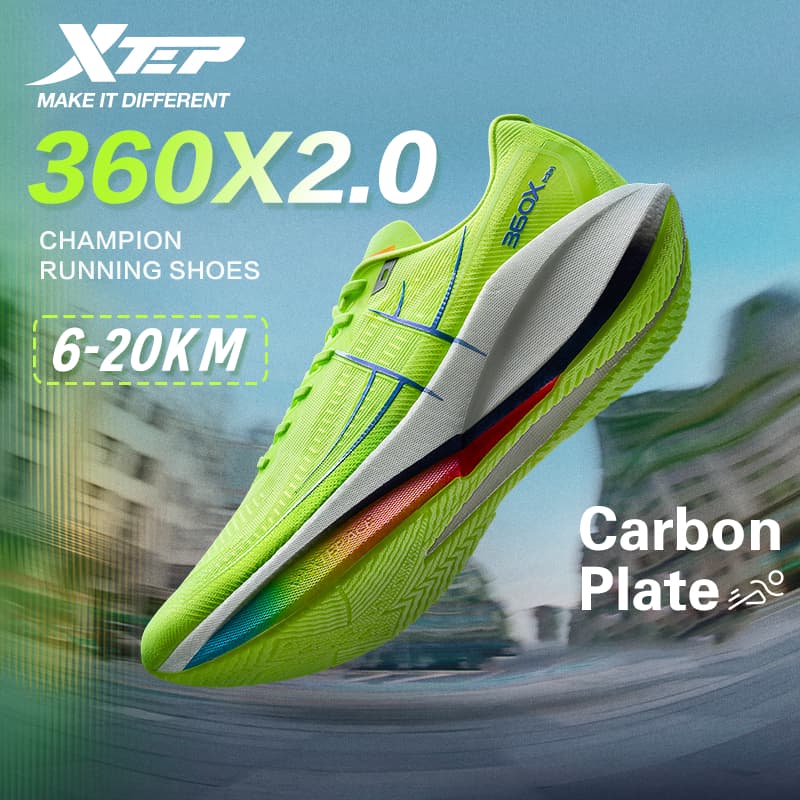 360X 2.0丨รองเท้าวิ่งมาราธอน Racing Carbon Board รองเท้าวิ่ง Running shoes รูปที่ 7