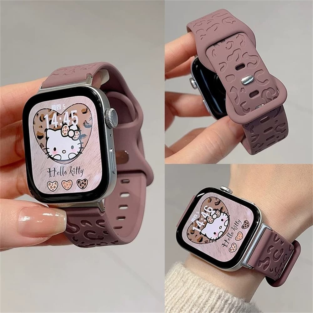 Huawei Watch fit 4 band Leopard แกะสลักสายนาฬิกาซิลิโคนสําหรับ huawei fit3 Breathable Skin friendly เปลี่ยนสร้อยข้อมือสําหรับ fit4pro อุปกรณ์เสริม รูปที่ 2