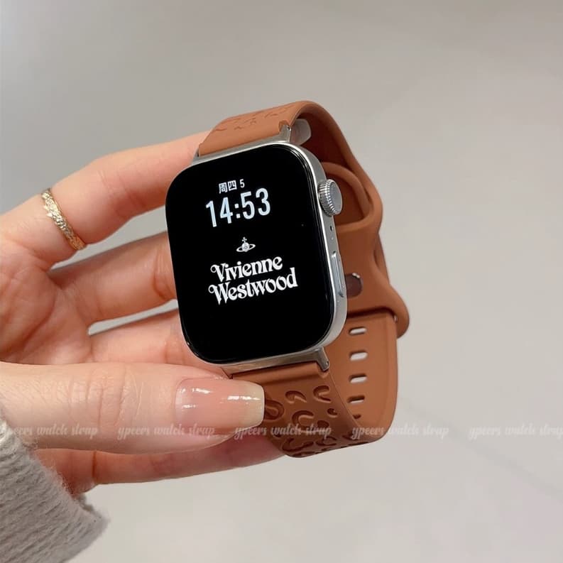 Huawei Watch fit 4 band Leopard แกะสลักสายนาฬิกาซิลิโคนสําหรับ huawei fit3 Breathable Skin friendly เปลี่ยนสร้อยข้อมือสําหรับ fit4pro อุปกรณ์เสริม รูปที่ 4
