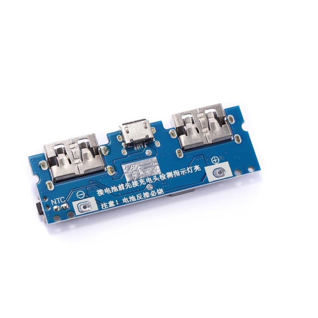 Type-c พอร์ตชาร์จ Dual usb ชาร์จ Treasure Power Board Booster โมดูล 2.4A Power Bank DIY เมนบอร์ด 5V รูปที่ 4