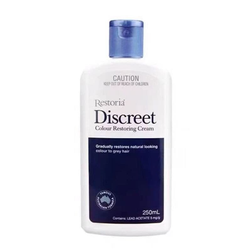 Restoria Discreet Color Restoring Cream 250ml Restoria ยาย้อมผมสีดําเพื่อปกปิดผมหงอก รูปที่ 9
