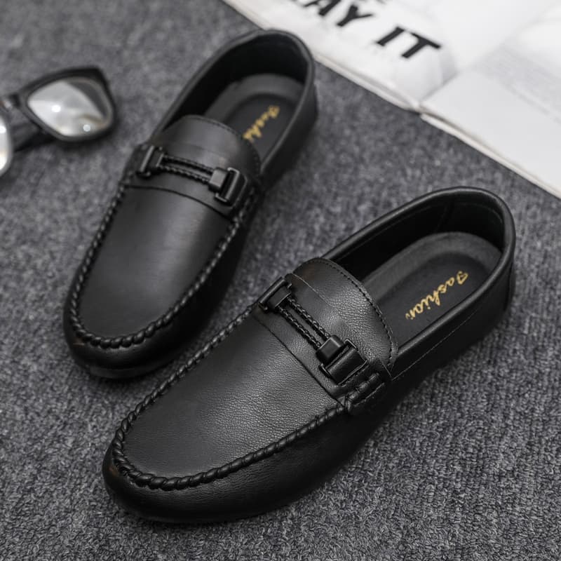 สปอตสินค้า รองเท้า loafer รองเท้าหนัง รองเท้าออกซฟอร์ดหนัง โลฟเฟอร์ โลฟเฟอร์หนังลําลอง คชชูผู้ชาย รูปที่ 6