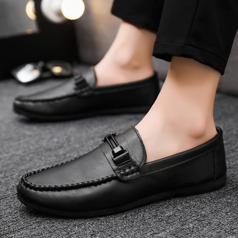 สปอตสินค้า รองเท้า loafer รองเท้าหนัง รองเท้าออกซฟอร์ดหนัง โลฟเฟอร์ โลฟเฟอร์หนังลําลอง คชชูผู้ชาย รูปที่ 3