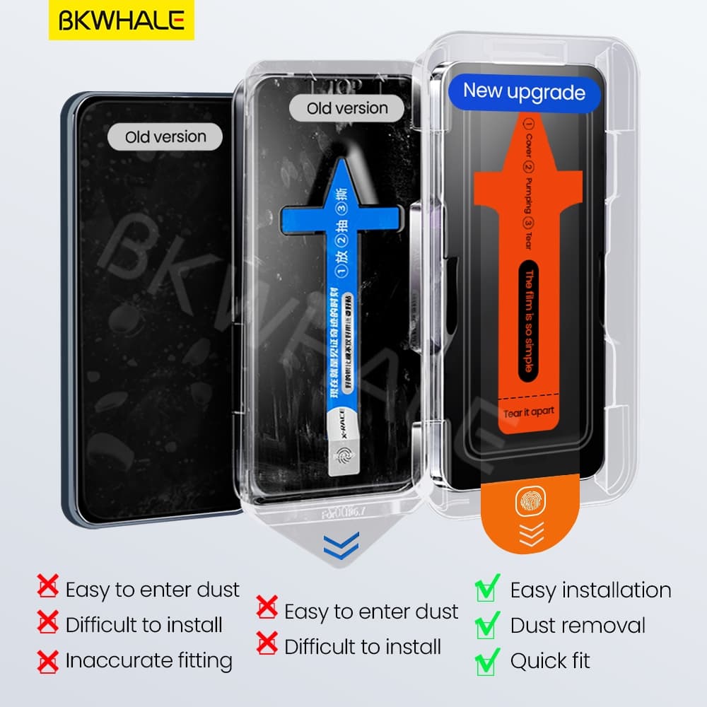 BKWHALE ติดตั้งง่ายกระจกนิรภัยสําหรับ Samsung Galaxy S26 S25 Ultra S21 S22 S23 S24 + S26 S25 Plus S21FE S23FE S24FE S25FE S25FE S25Edge S25+ S24+ S22+ S23+ S23+ S23+ S23+ S23+ S23+ S23+ S23+ S23+ S23+ S23+ S23+ S23+ S23+ S23 รูปที่ 6
