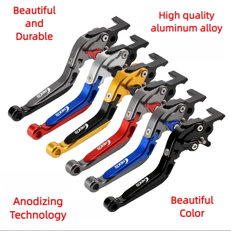มีให้เลือก 37 สีChekis for ZONTES 368G 368D 368E 368K 368M V1 V2 ดัดแปลงมือจับเบรกที่จอดรถพับได้ล็อคล้อหกเกียร์ปรับเบรกมือดึงมือจับคลัตช์ 368 G D E K M รูปที่ 2