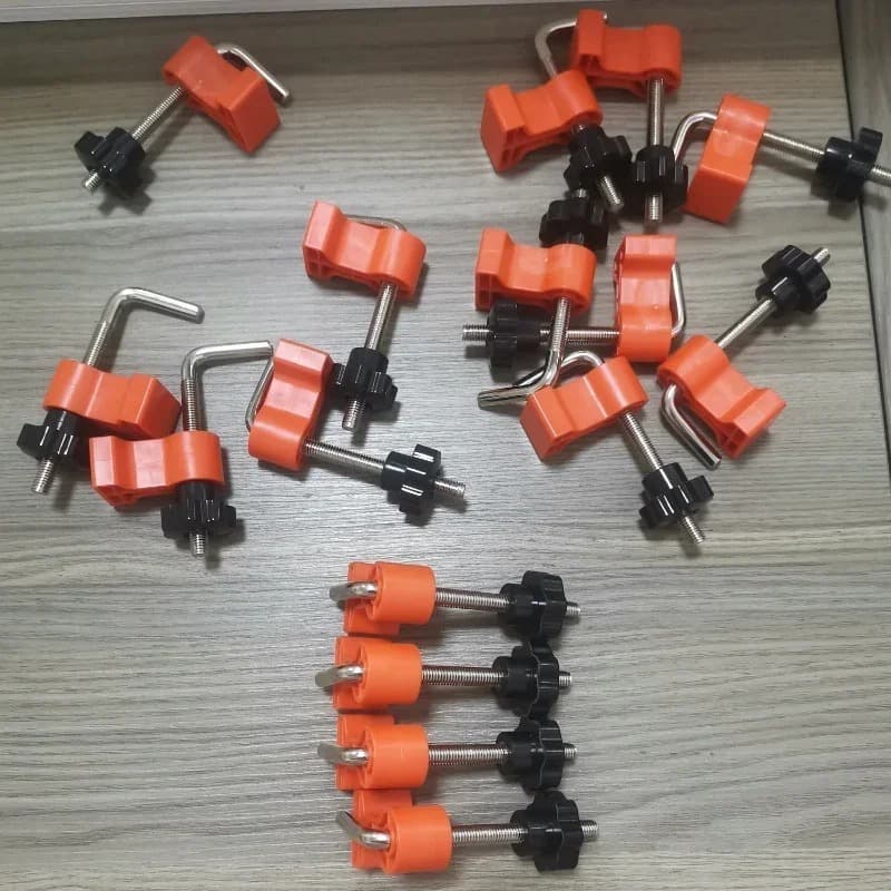 ที่ใส่ไม้บรรทัดมุมขวาพลาสติก 90°เครื่องมือตําแหน่งเสริม Overline L-Shaped Spacer มุมคงที่ Gripper เครื่องมืองานไม้ รูปที่ 3