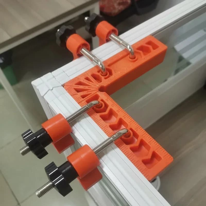 ที่ใส่ไม้บรรทัดมุมขวาพลาสติก 90°เครื่องมือตําแหน่งเสริม Overline L-Shaped Spacer มุมคงที่ Gripper เครื่องมืองานไม้ รูปที่ 2