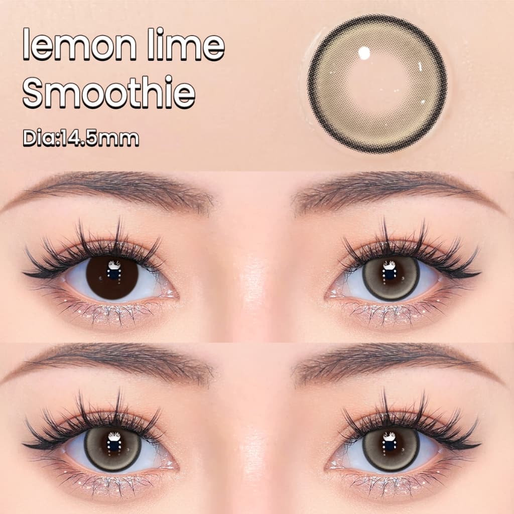 {เกรด -0.00~-5.00} UYAAI คอนแทคเลนส์ สีน้ําตาล ตาโต 14.5 มม.รายเดือนเลนส์ รูปที่ 2