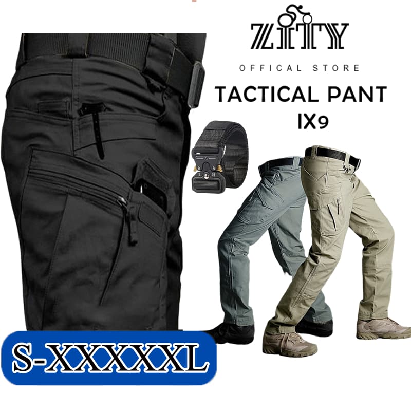 ZITY IX7 กางเกงยุทธวิธีผู้ชาย กางเกงยุทธวิธี Tactical ผ้านิ่มยืดหยุ่น รุ่น กางเกงยุทธวิธีผู้ชาย แห้งไว กันน้ำ ปีนเขากลางแจ้ง รูปที่ 1