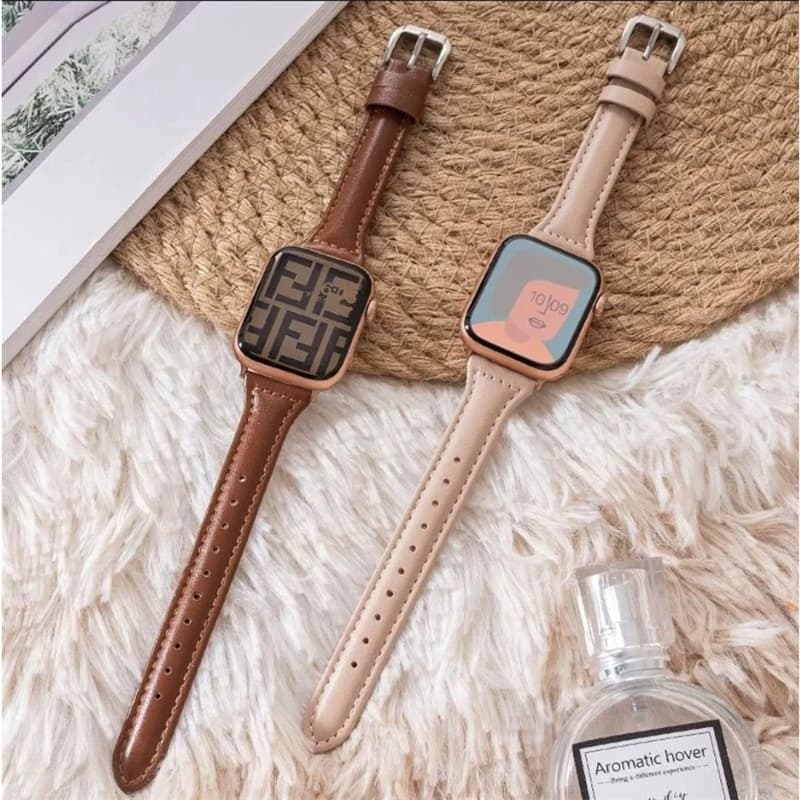 สายนาฬิกาหนังแบบบางสําหรับ Xiaomi Redmi Watch 5 Active/Lite สายคล้องคอสําหรับ Redmi Watch 5 4 Xiaomi Mi 8Pro/9Pro หนังเอวเล็กเรียบง่ายสายนาฬิกา รูปที่ 1