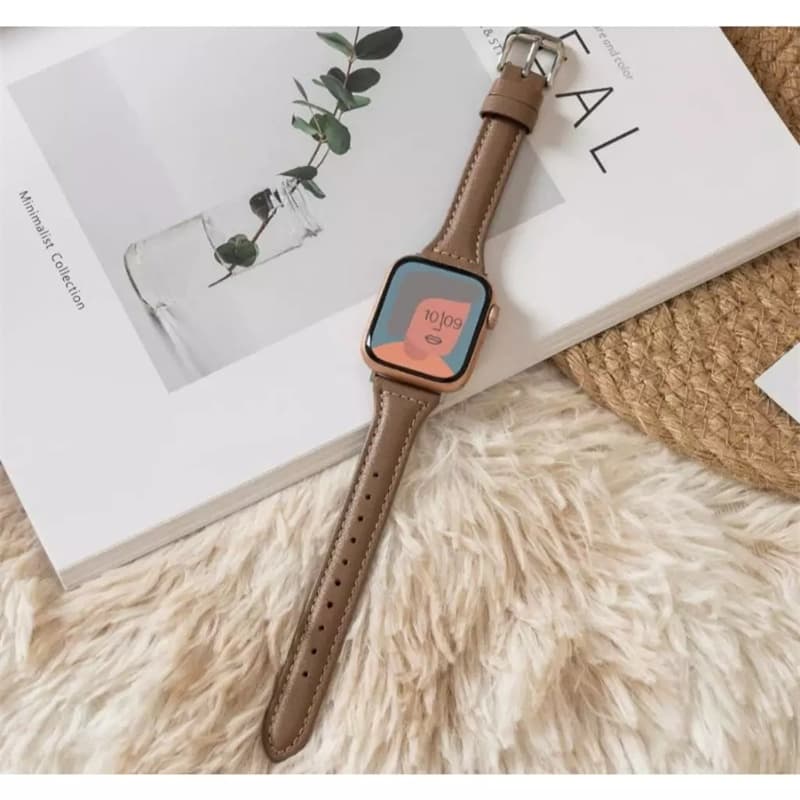 สายนาฬิกาหนังแบบบางสําหรับ Xiaomi Redmi Watch 5 Active/Lite สายคล้องคอสําหรับ Redmi Watch 5 4 Xiaomi Mi 8Pro/9Pro หนังเอวเล็กเรียบง่ายสายนาฬิกา รูปที่ 9