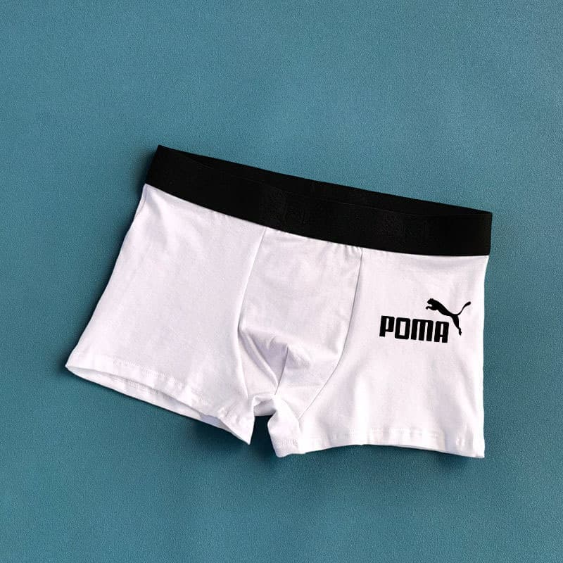 Ready Stockpoma Men Briefs Letter Waist Big Elastic Briefs Comfort Underpants รูปที่ 5