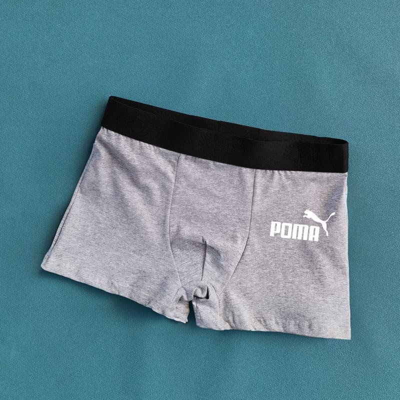 Ready Stockpoma Men Briefs Letter Waist Big Elastic Briefs Comfort Underpants รูปที่ 8