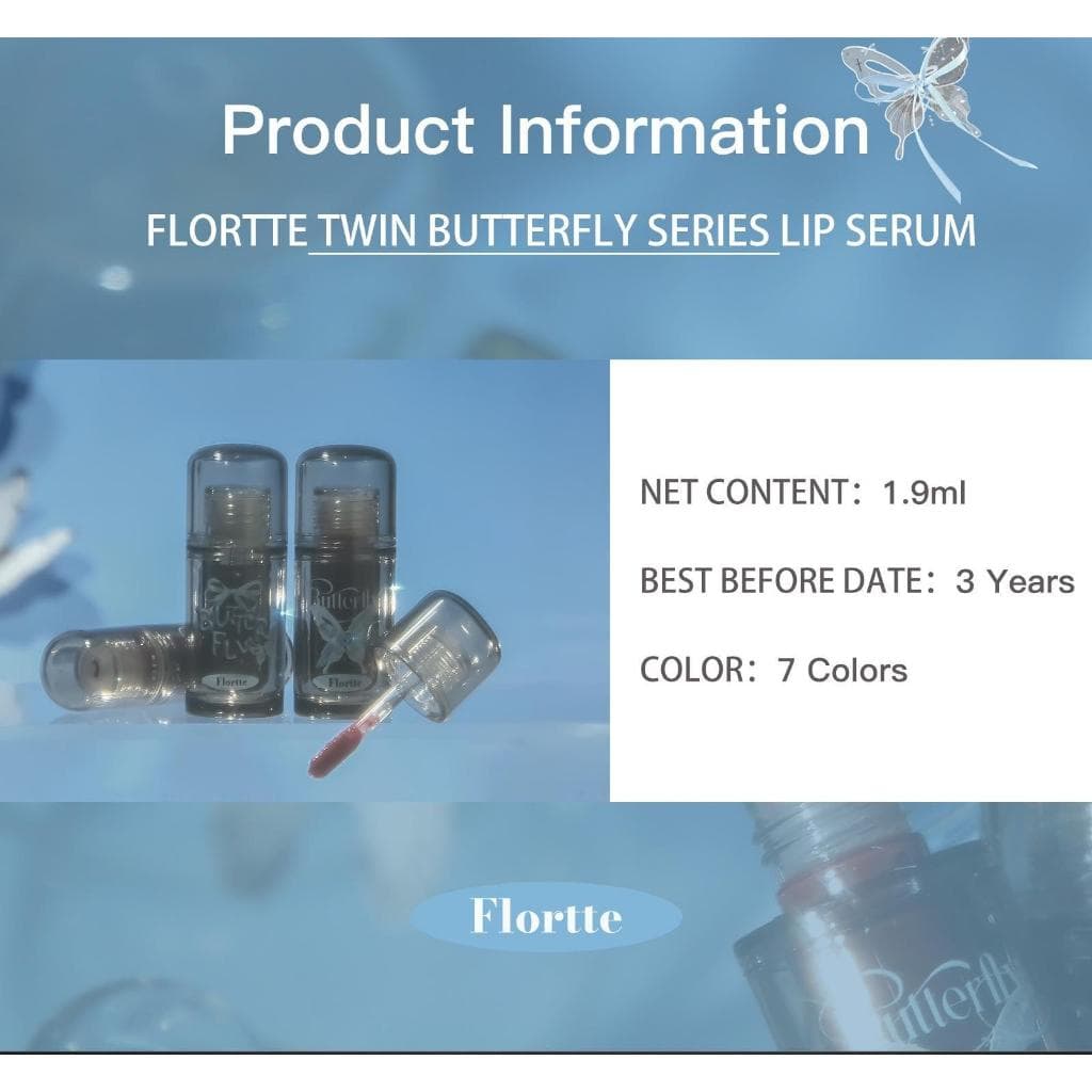Flortte Twin Butterfly Series Lip Serum รูปที่ 6