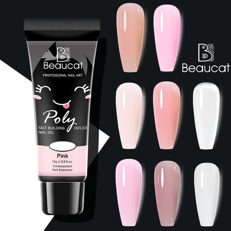 Beaucatpark เล็บเจล กากเพชร โพลีเจลกากเพชร 15ml โพลี่เจล ต่อเล็บ กลิตเตอร์เจล Poly Gel กลิตเตอร์ เจลต่อเล็บ รูปที่ 5