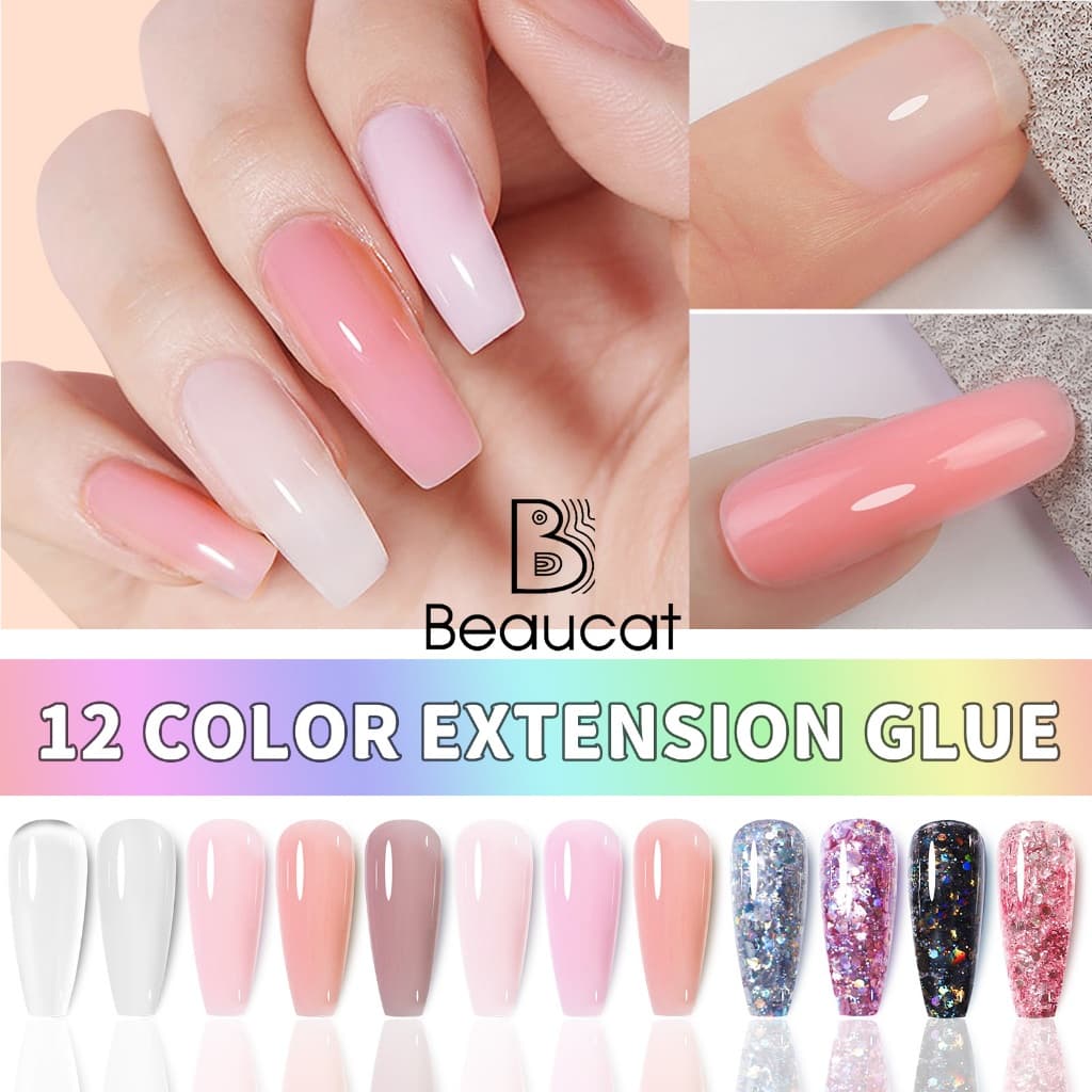 Beaucatpark เล็บเจล กากเพชร โพลีเจลกากเพชร 15ml โพลี่เจล ต่อเล็บ กลิตเตอร์เจล Poly Gel กลิตเตอร์ เจลต่อเล็บ รูปที่ 7