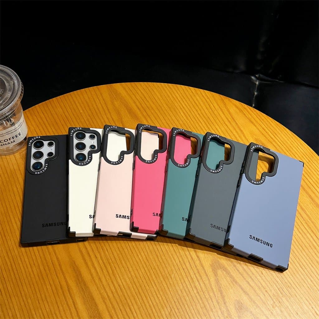 ซิลิโคน สีทึบ Logo Magnetic เคส Samsung Galaxy S26 Ultra S25 Ultra S25 Plus S25 S24 Ultra S24 Plus S24 S23 Ultra S22Ultra Case เคสโทรศัพท์ใหม่ ซิลิโคนอ่อนนุ่มป้องกันการตก เคสมือถือซัมซุง รูปที่ 9