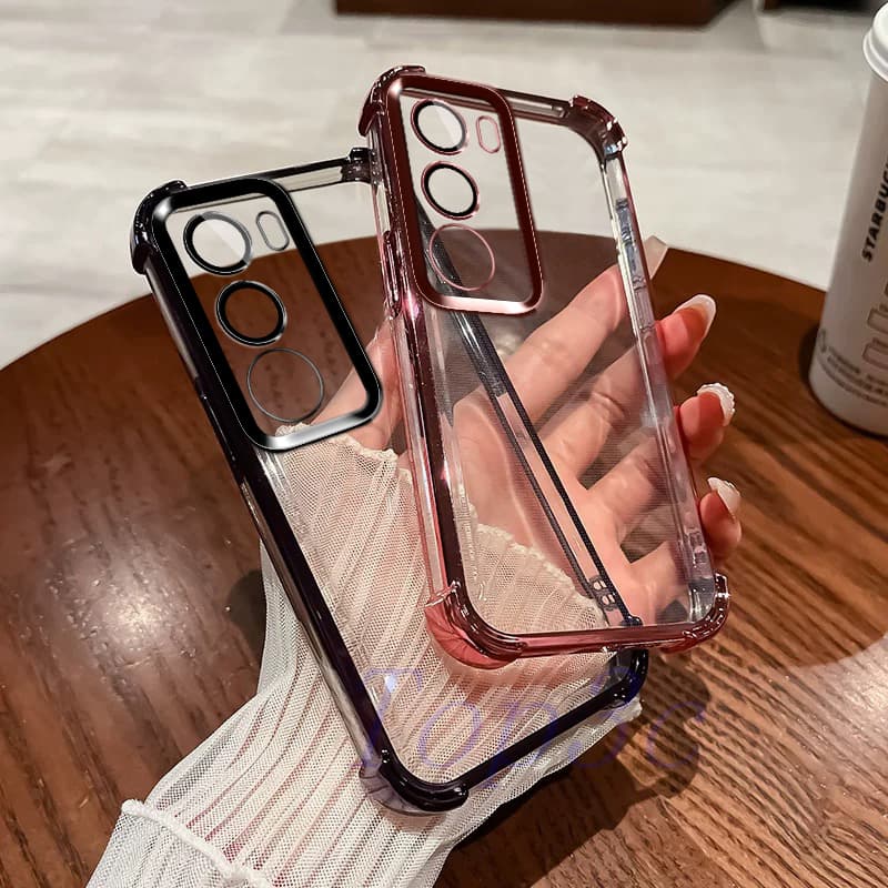 เคส Vivo Y200 5G/V40 Lite/V40 Pro/V30 Pro/V29/V27E/V25Pro/V23 Pro 5G สี่มุมป้องกันการตกเคสโทรศัพท์โปร่งใส SJDK รูปที่ 9