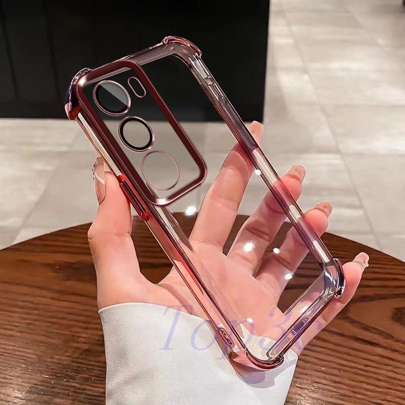 เคส Vivo Y200 5G/V40 Lite/V40 Pro/V30 Pro/V29/V27E/V25Pro/V23 Pro 5G สี่มุมป้องกันการตกเคสโทรศัพท์โปร่งใส SJDK รูปที่ 5
