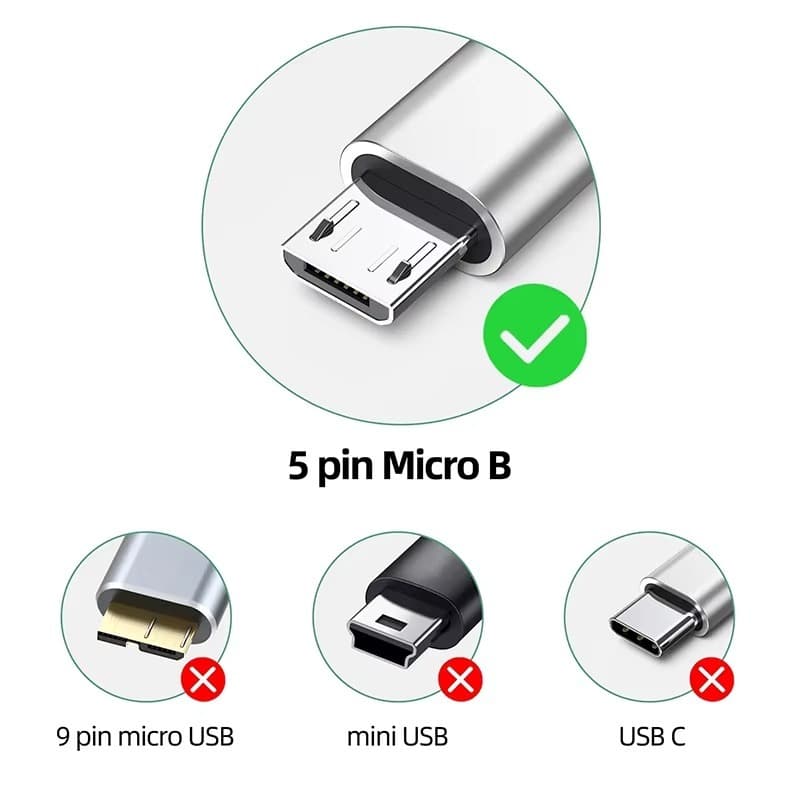 สาย USB C ถึง Micro B สําหรับ Samaung Huawei Xiaomi Meizu MacBook รูปที่ 4