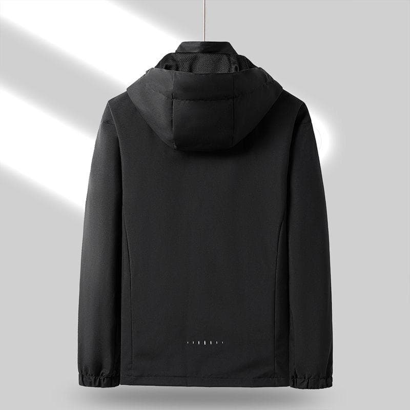 Men Jacket เสื้อแจ็คเก็ตผู้ชายสำหรับเดินป่า กันลม น้ำหนักเบา ระบายอากาศ มีให้เลือก 3 สี M-5XL รูปที่ 7