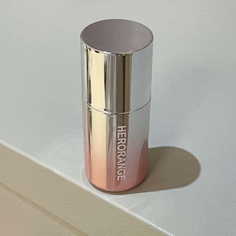 HERORANGE Natural Korean-style liquid blush stick ฟองน้ําแป้ง blusher ครีมนักเรียน glitter powder รูปที่ 9