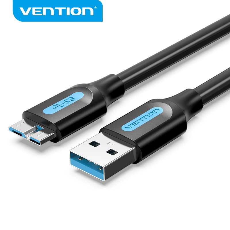 Vention สาย USB 3.0 A to Micro-B ความเร็ว 5Gbps ชาร์จเร็ว 2A สำหรับ ถ่ายโอนข้อมูลฮาร์ดดิสก์ กล้อง รูปที่ 9