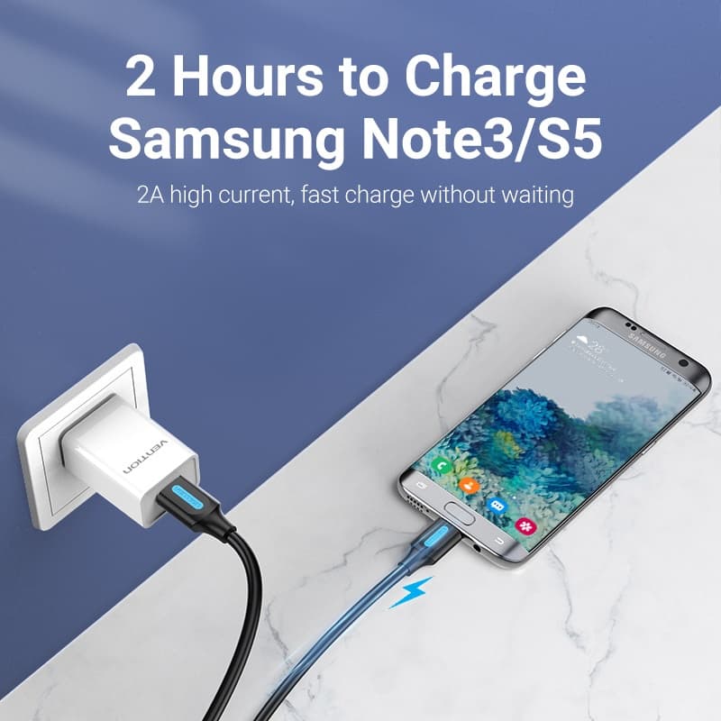 Vention สาย USB 3.0 A to Micro-B ความเร็ว 5Gbps ชาร์จเร็ว 2A สำหรับ ถ่ายโอนข้อมูลฮาร์ดดิสก์ กล้อง รูปที่ 4