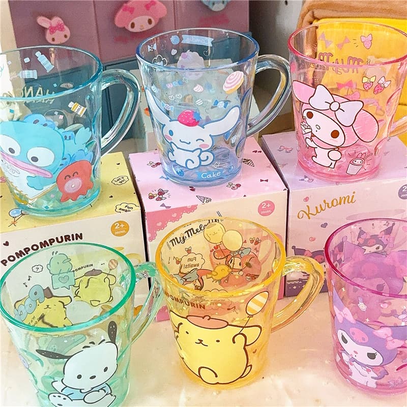 แก้วน้ำเด็ก Sanrio Kuromi วัสดุ AS คุณภาพดี ใสสวย ใช้ได้ทั้งดื่มน้ำ ดื่มนม และบ้วนปาก ขนาด 260ml เหมาะสำหรับเด็ก 2 ปีขึ้นไป รูปที่ 3