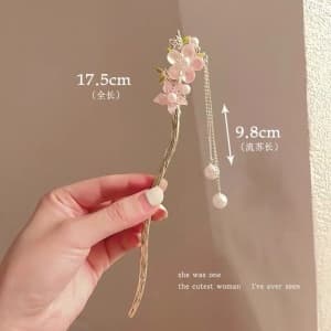 ซูเปอร์ Fairy Tassels ดอกไม้ปิ่นปิ่นผู้หญิงสไตล์ใหม่อารมณ์ที่สวยงามปิ่นปิ่น รูปที่ 6