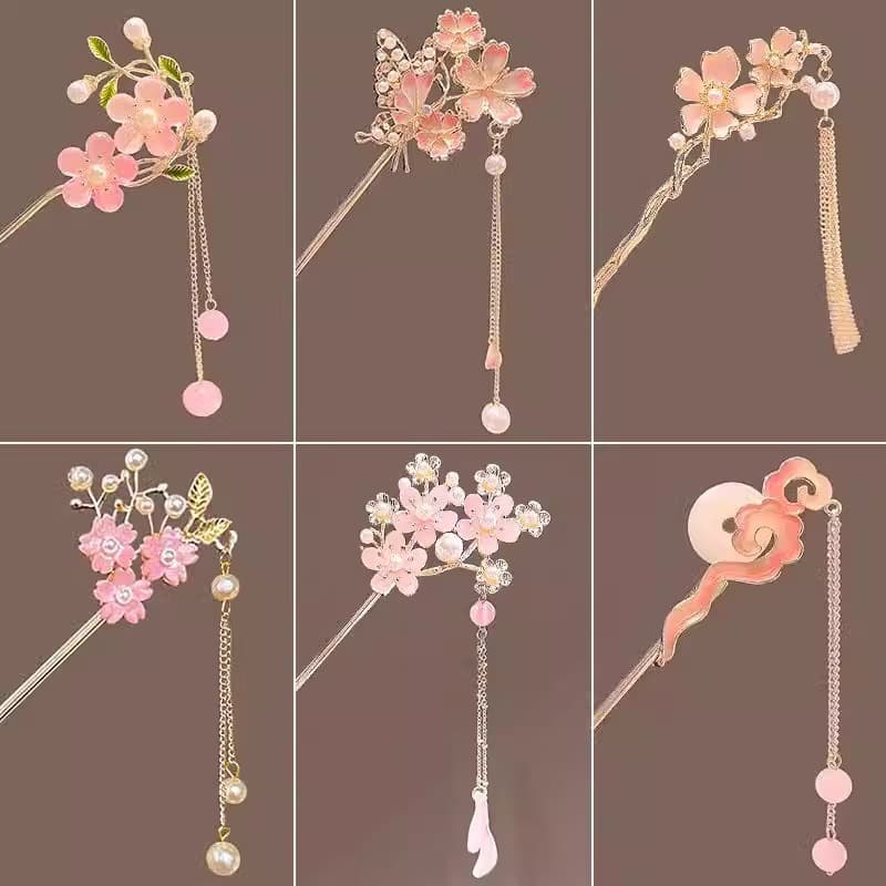 ซูเปอร์ Fairy Tassels ดอกไม้ปิ่นปิ่นผู้หญิงสไตล์ใหม่อารมณ์ที่สวยงามปิ่นปิ่น รูปที่ 2