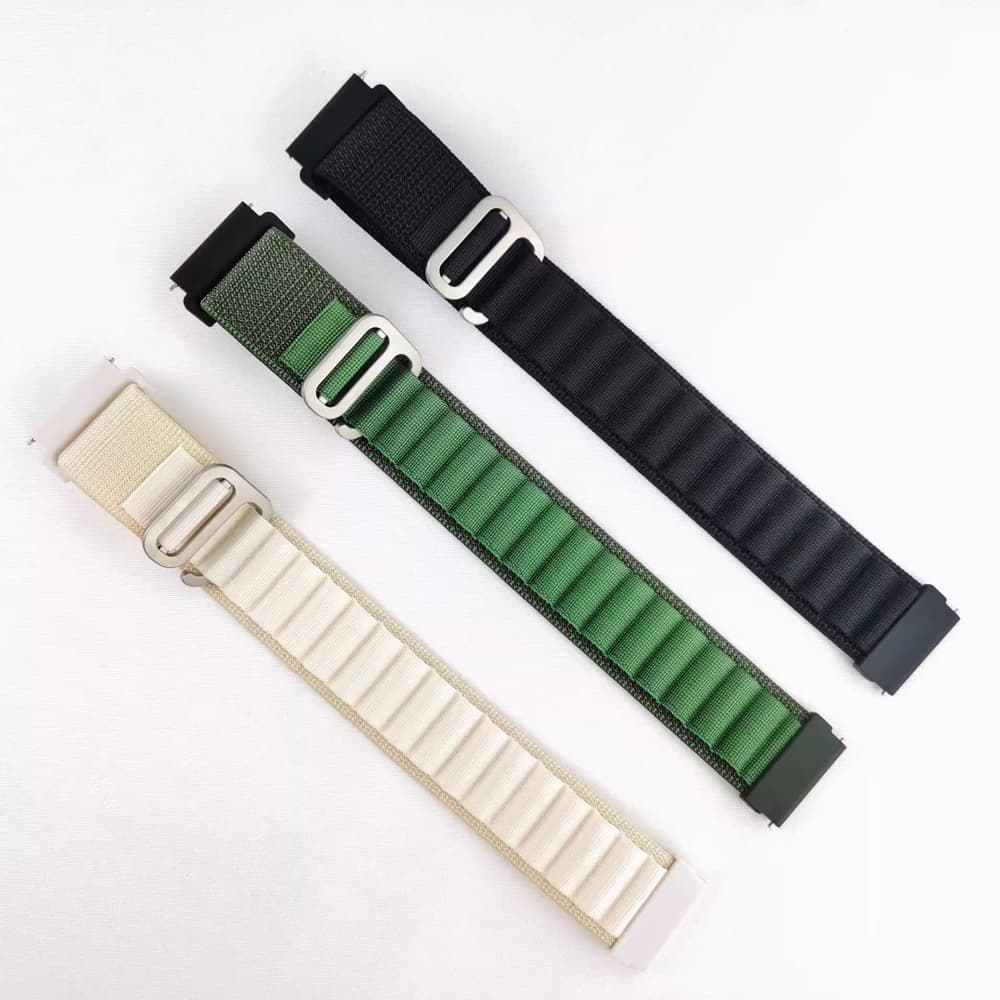สายรัดไนลอนระบายอากาศสําหรับ Garmin vivoactive 5 6 / 3 Music / Forerunner 55 / 165 / 245 / 645 / 158 / 168 / Approach S50 รูปที่ 8