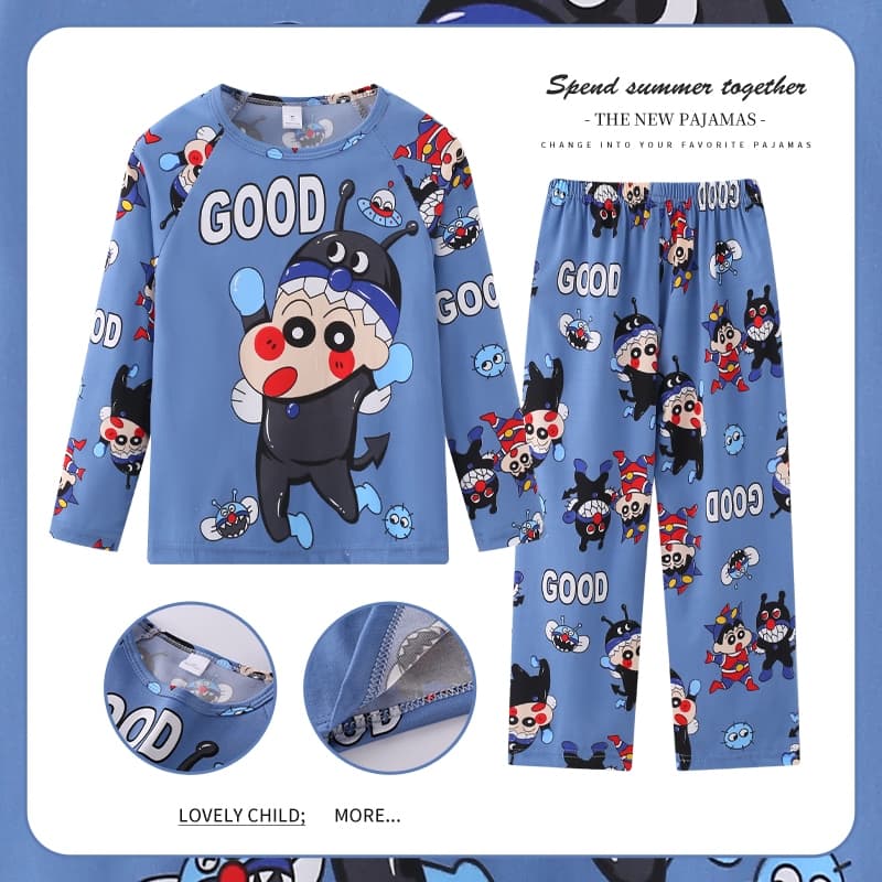 Flash Sale เสื้อผ้าเด็ก KT Cat Teen แขนยาวรอบคอสวมใส่ชุดนอนเด็กชายหรือเด็กหญิงหวานสําหรับ 5 - 6 ปี รูปที่ 9